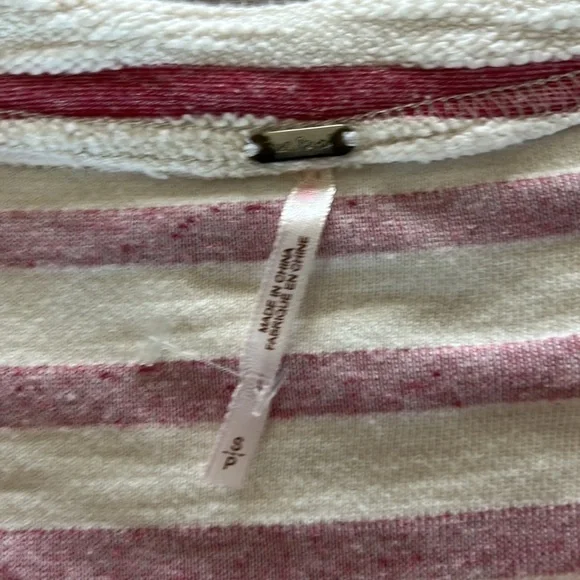 Free People striped peplum jacket size small - Picture 4 of 8